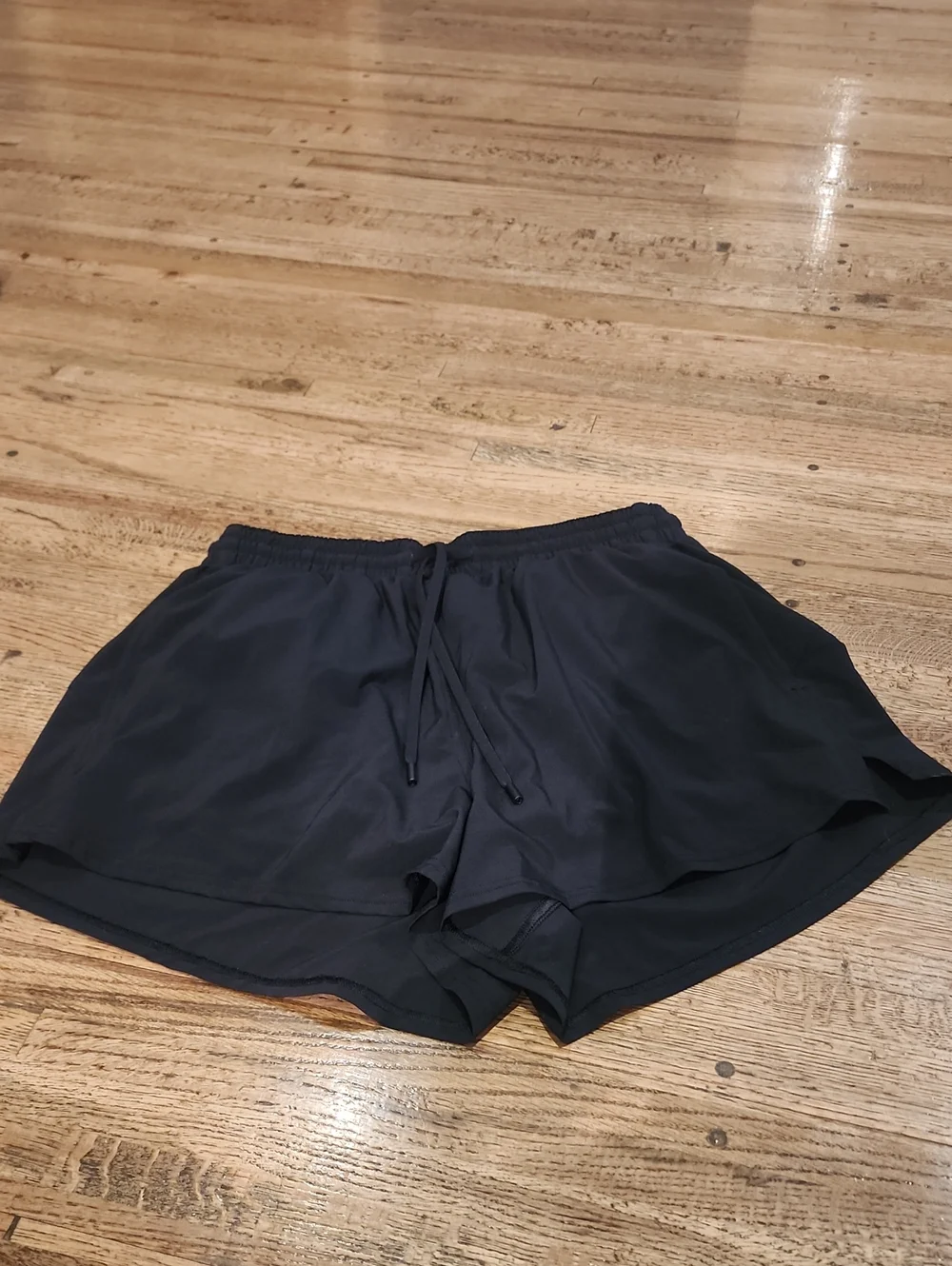 lululemon athletica Black Layered Running Shorts
